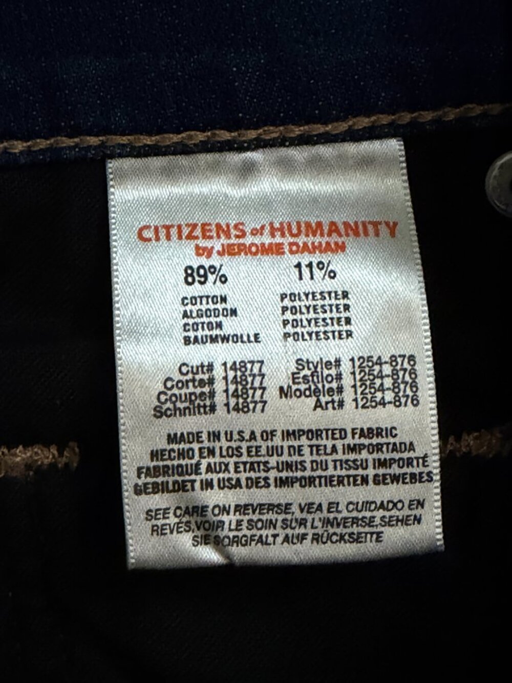 Citizens of humanity Dylan cropped jeans Size 27 - Picture 6 of 7